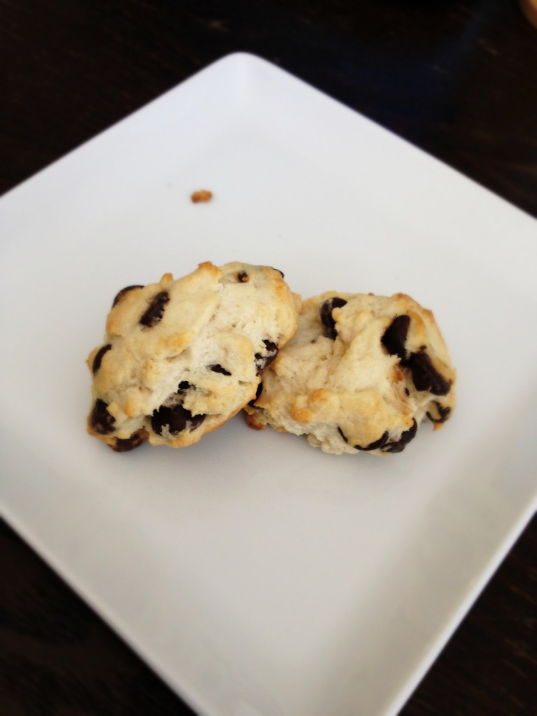 Insanely delicious chocolate chip scones