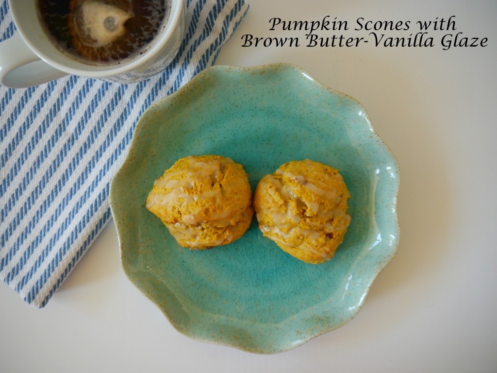 Pumpkin Scones with Brown Butter-Vanilla Glaze 7 | My Bacon-Wrapped Life