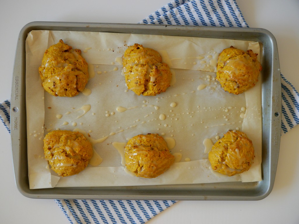 Pumpkin Scones with Brown Butter-Vanilla Glaze 3 | My Bacon-Wrapped Life