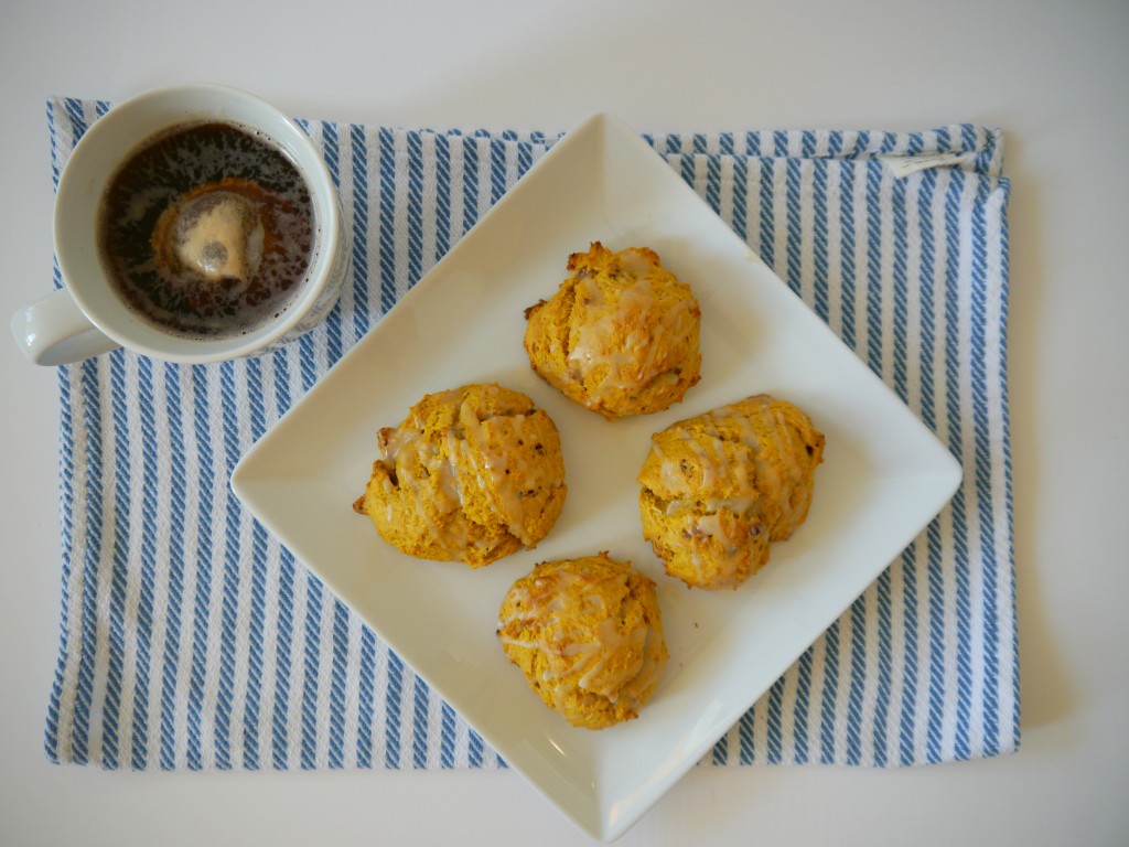 Pumpkin Scones with Brown Butter-Vanilla Glaze 5 | My Bacon-Wrapped Life