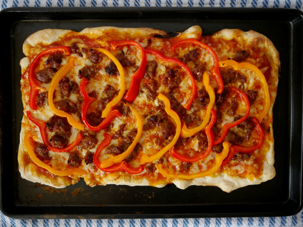 Italian Sausage and Pepper Pizza 6 | My Bacon-Wrapped Life