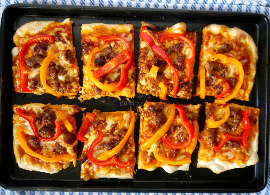 Italian Sausage and Pepper Pizza 7 | My Bacon-Wrapped Life