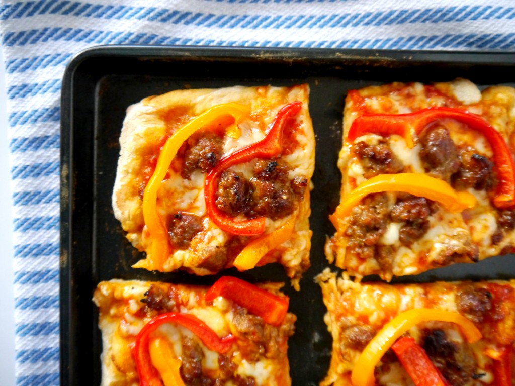 Italian Sausage and Pepper Pizza 8 | My Bacon-Wrapped Life