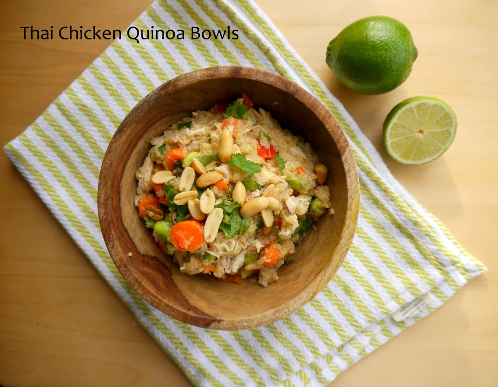 Thai Chicken Quinoa Bowls 4 | My Bacon-Wrapped Life