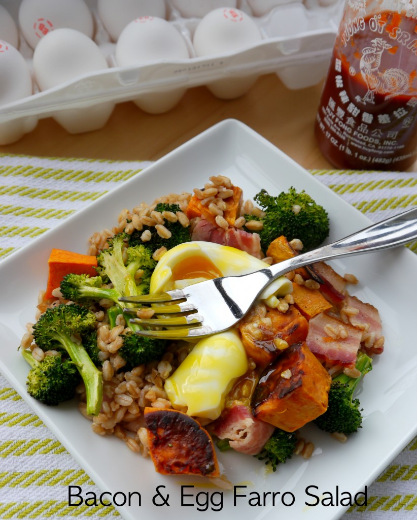 Bacon & Egg Farro Salad 6 | My Bacon-Wrapped Life