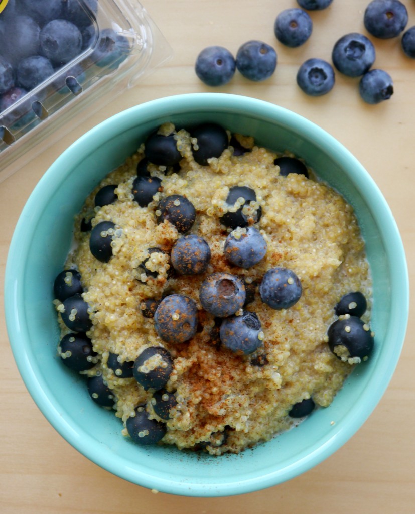 Blueberry Breakfast Quinoa | My Bacon-Wrapped Life