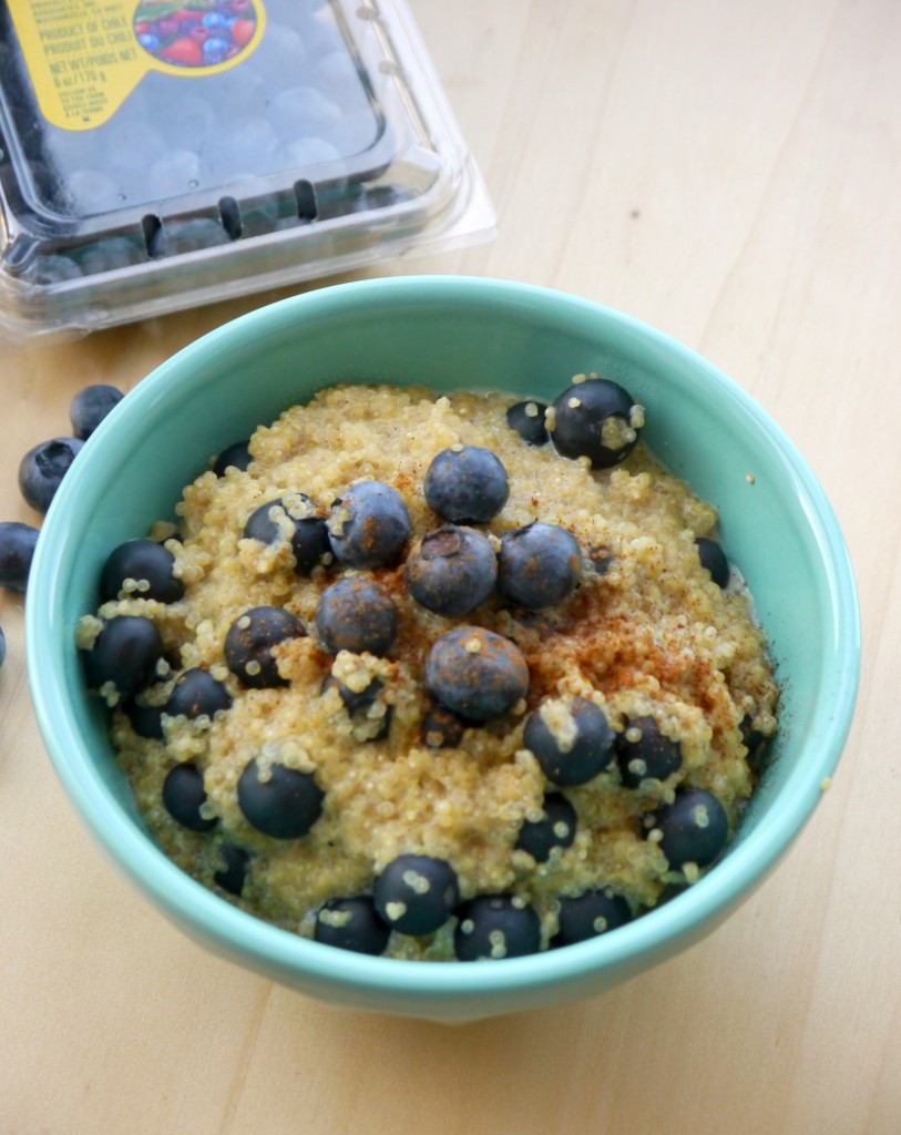 Blueberry Breakfast Quinoa 2 | My Bacon-Wrapped Life
