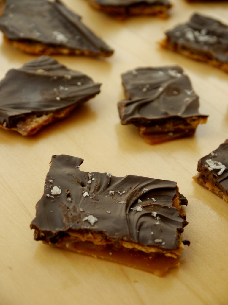 Chocolate-Covered Matzah Toffee with Sea Salt 3 | My Bacon-Wrapped Life