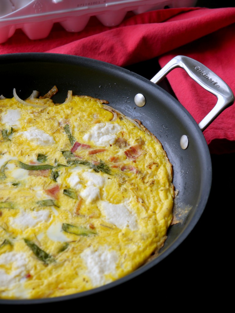 Bacon, Onion, and Ricotta Frittata 4 | www.mybaconwrappedlife.com