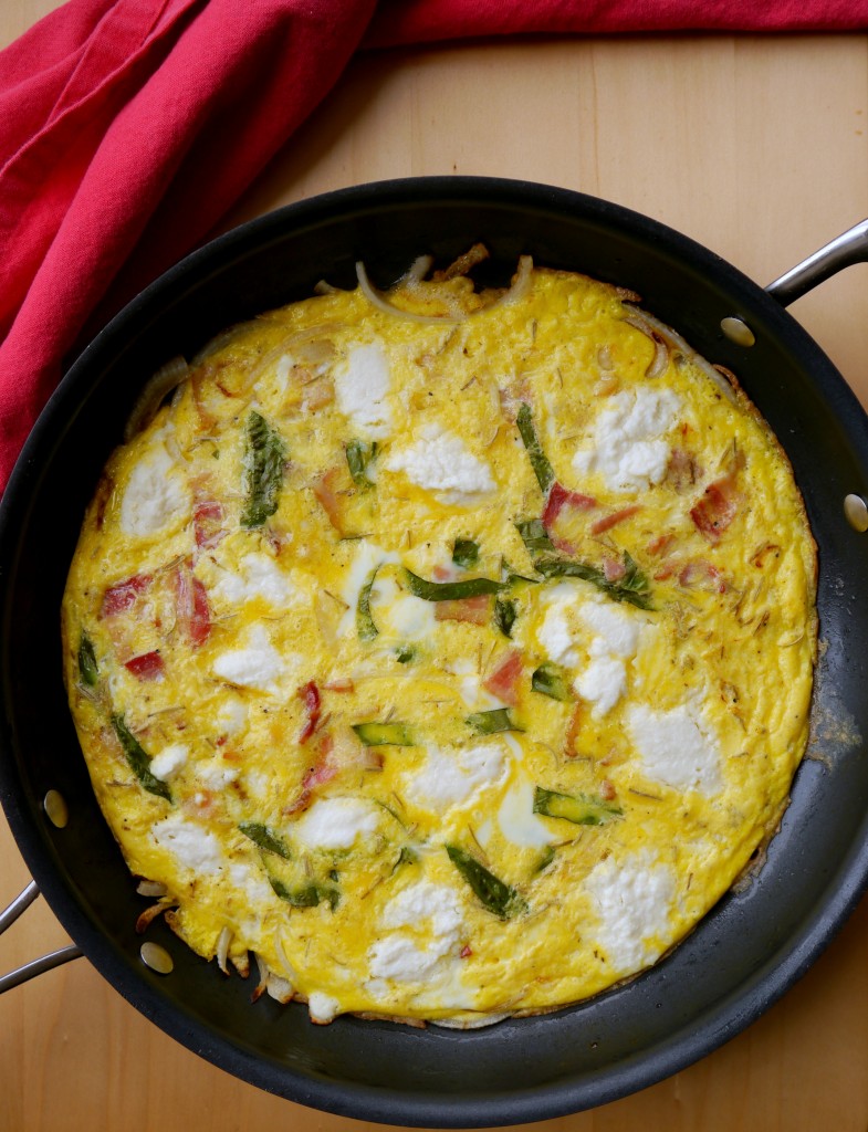 Bacon, Onion, and Ricotta Frittata 2 | www.mybaconwrappedlife.com