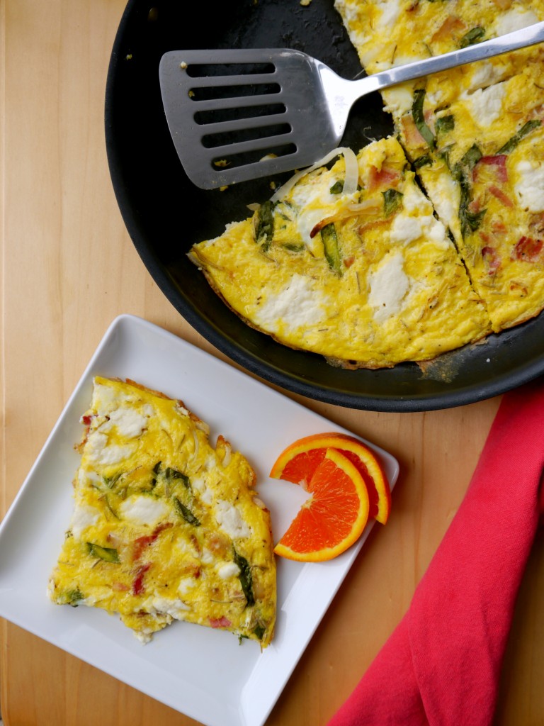 Bacon, Onion, and Ricotta Frittata | My Bacon-Wrapped Life