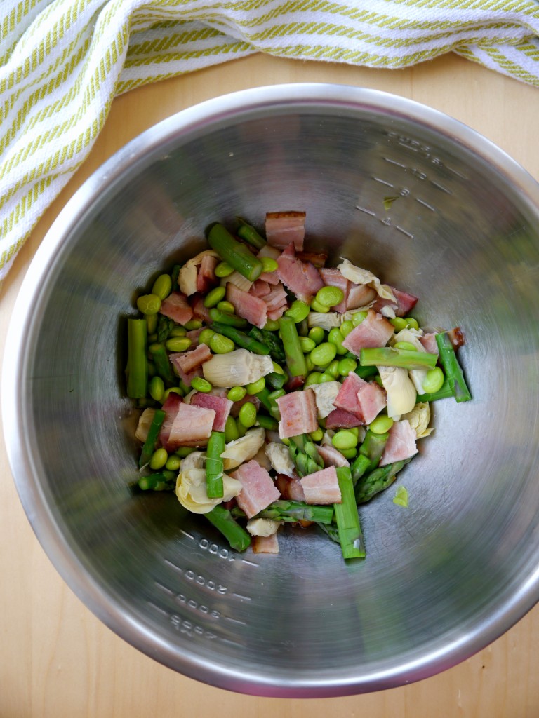 Bacon-y Spring Panzanella Salad 3 | www.mybaconwrappedlife.com