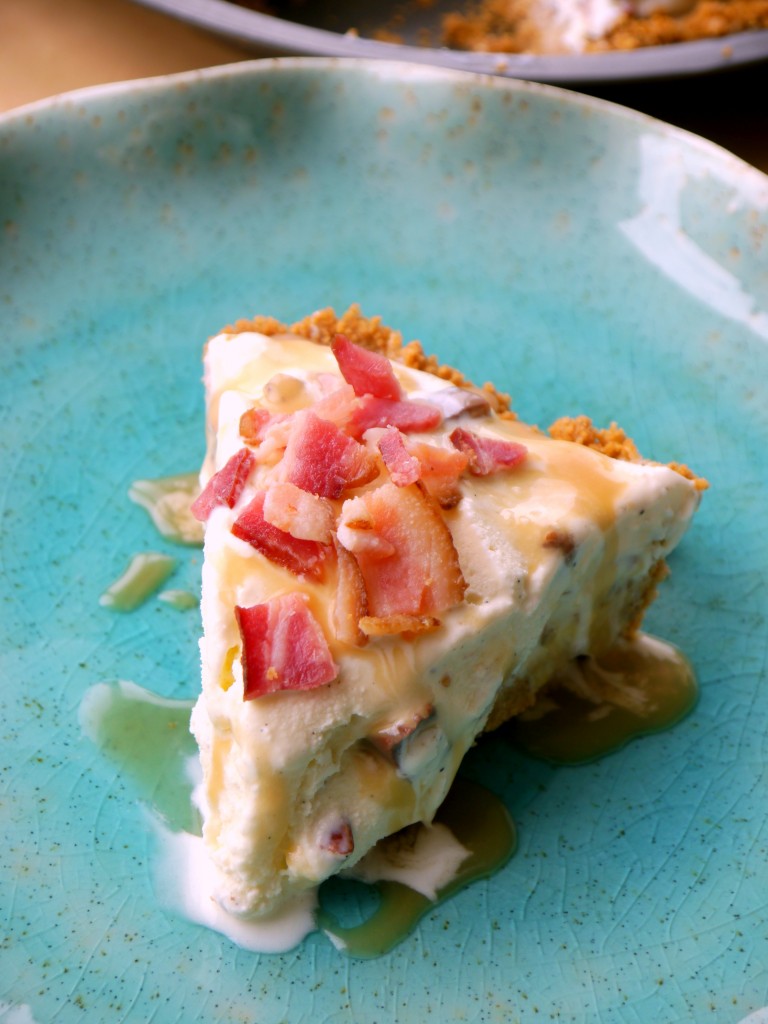 Salted Caramel Bacon Ice Cream Pie 6 | www.mybaconwrappedlife.com