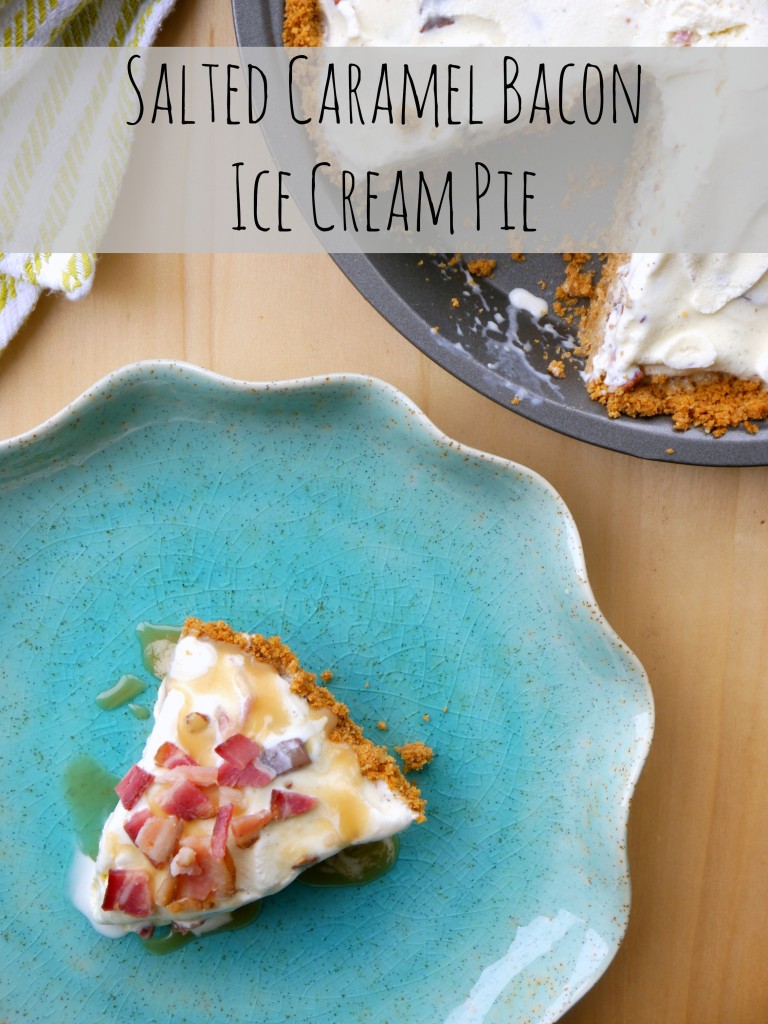 Salted Caramel Bacon Ice Cream Pie 8 | www.mybaconwrappedlife.com