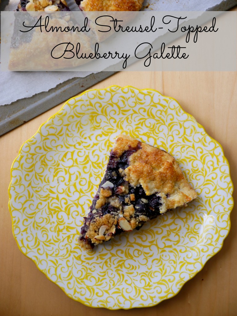 Almond Streusel-Topped Blueberry Galette 6 | www.mybaconwrappedlife.com