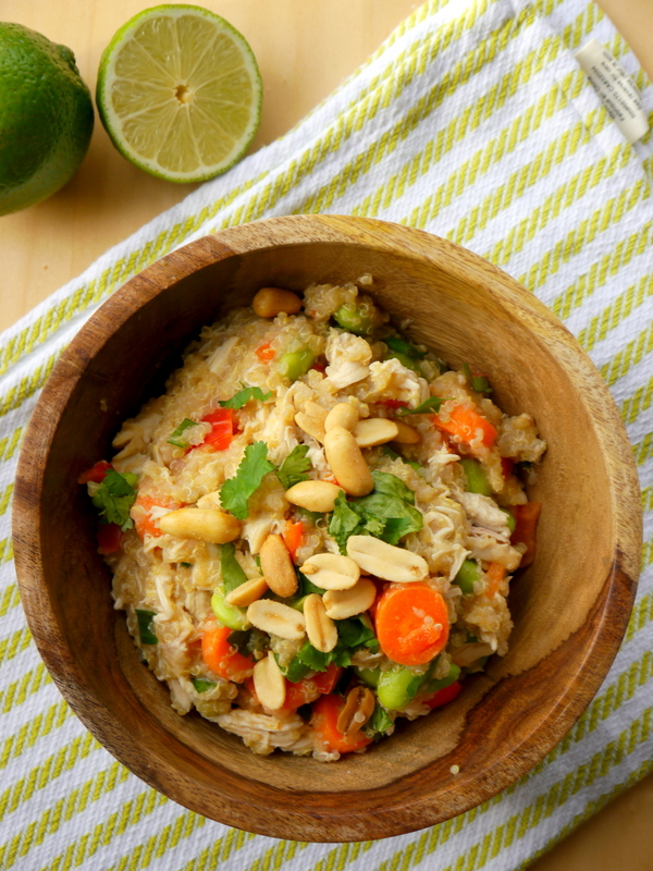 Thai Chicken Quinoa Bowls | www.mybaconwrappedlife.com