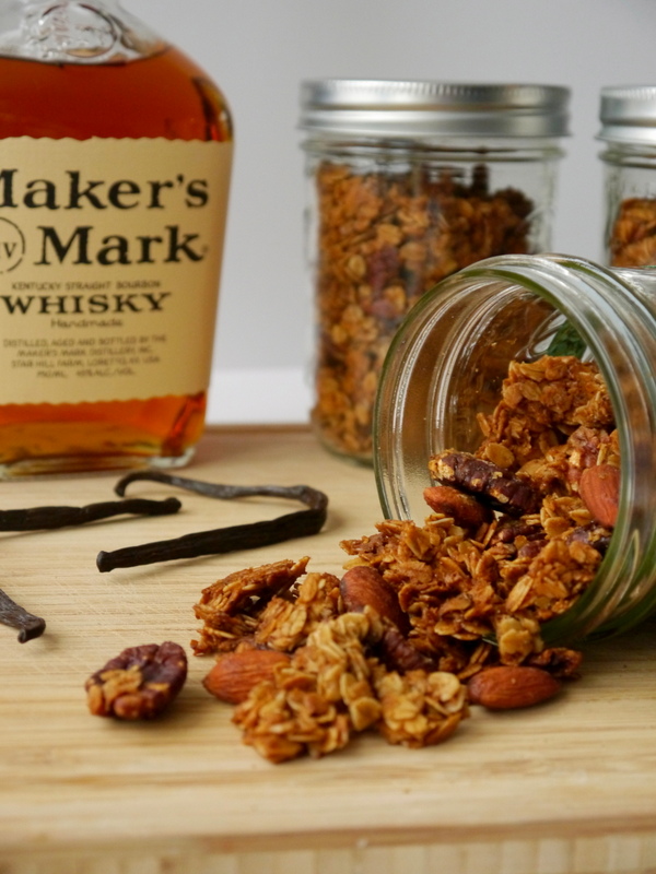 browned butter bourbon granola // my bacon-wrapped life