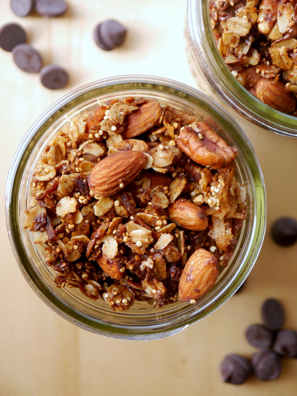 Dark Chocolate Quinoa Granola | Wholesome Quinoa Recipes