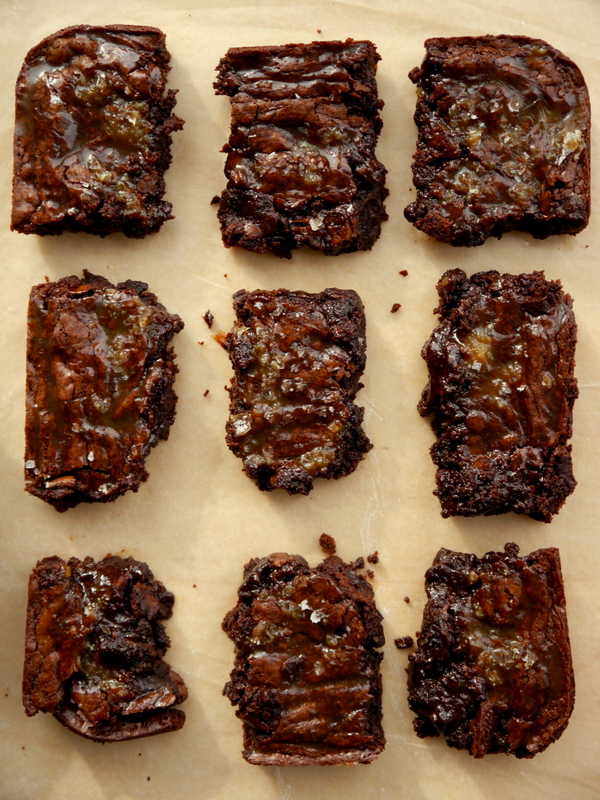 salted caramel brownies // my bacon-wrapped life