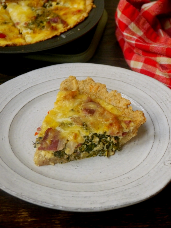 bacon, broccolini, and roasted tomato quiche // my bacon-wrapped life