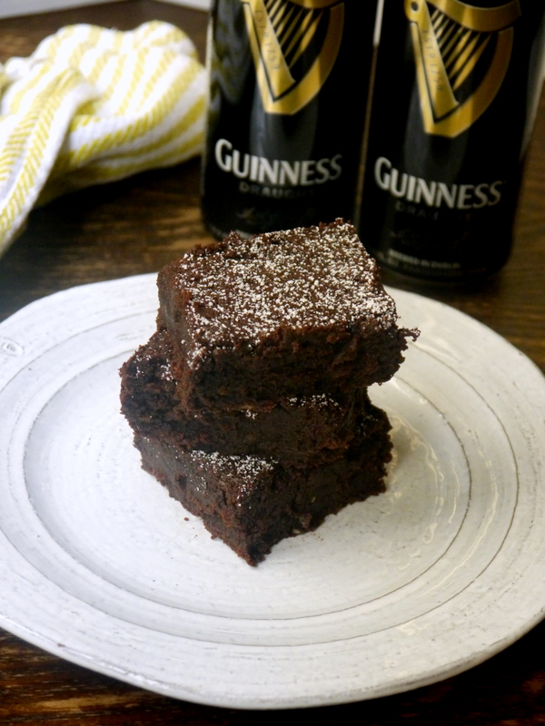 fudgy chocolate stout brownies // my bacon-wrapped life