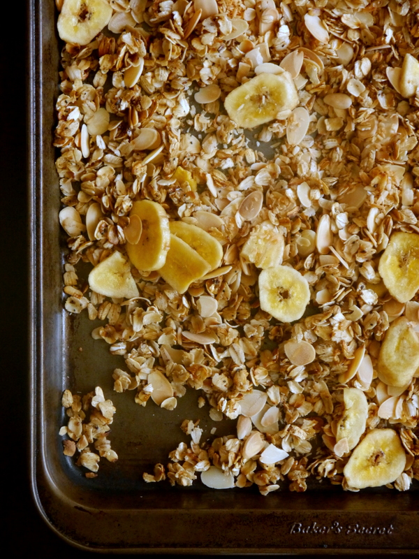 tropical toasted coconut stovetop granola // my bacon-wrapped life