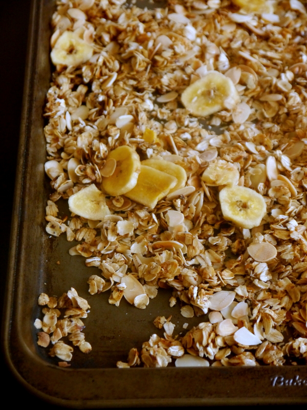 tropical toasted coconut stovetop granola // my bacon-wrapped life