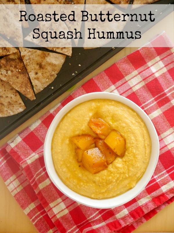 roasted butternut squash hummus // my bacon-wrapped life