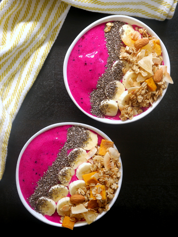 pitaya breakfast bowls // my bacon-wrapped life