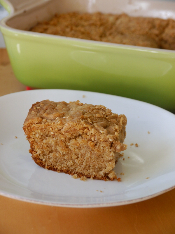 tahini coffee cake // my bacon-wrapped life